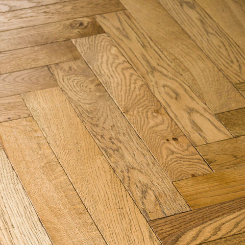 Massivparkett - HAUSMANIEN - PA6 - Décoplus Parquets - europäische Eiche / Herringbone / geölt