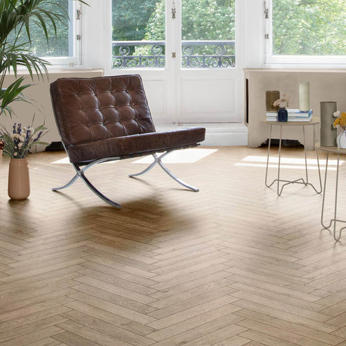 Mehrschichtparkett - ÉDUARDO - Décoplus Parquets - Eiche / Herringbone / geölt