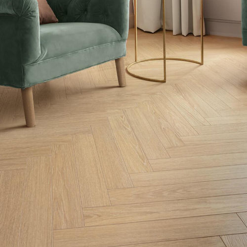 Eiche-Laminatboden - BATON ROMPU CHARME LIGHT NATUREL - Décoplus Parquets - schwimmend / Holzoptik / Parkettimitat
