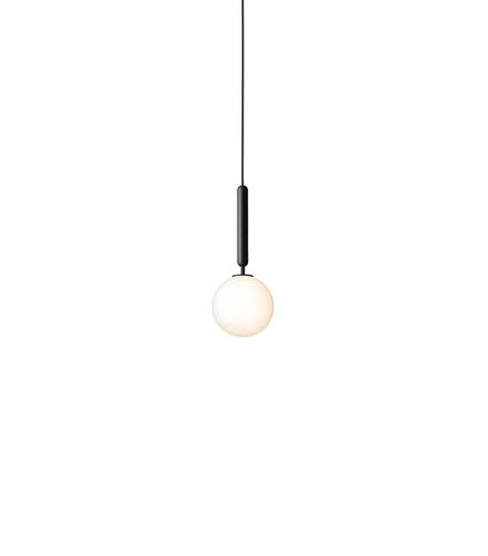 Hängelampe - MIIRA 1 OPAL - Nuura - Metall / geblasenes Glas / modern