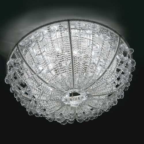 Moderne Deckenleuchte - EX04 - Patrizia Garganti - rund / Kristall / LED