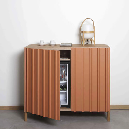 Moderner Minibarmöbel - NATURE - BUSTPER, S.A. - Holz / für professionellen Einsatz