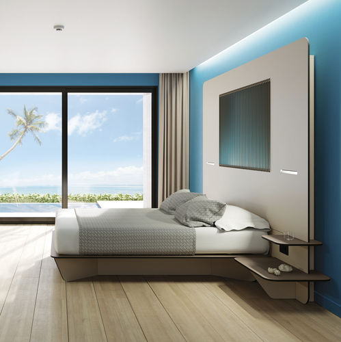Bett / King Size - RECIFE - BUSTPER, S.A. - Queen Size / modern / Kopfteil
