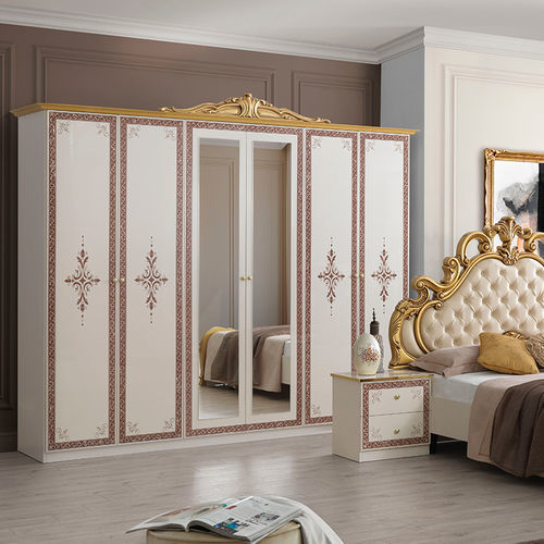 Stil-Kleiderschrank - Grace - FPM TUTTOMOBILI - lackiertes Holz / mit Schwingtür / für Gewerbegebrauch
