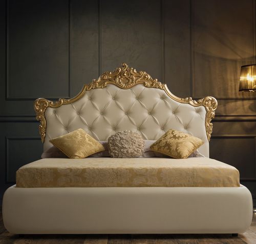 Doppelbett - Savoia - FPM TUTTOMOBILI - Stil / Polster / gepolstertes Kopfteil