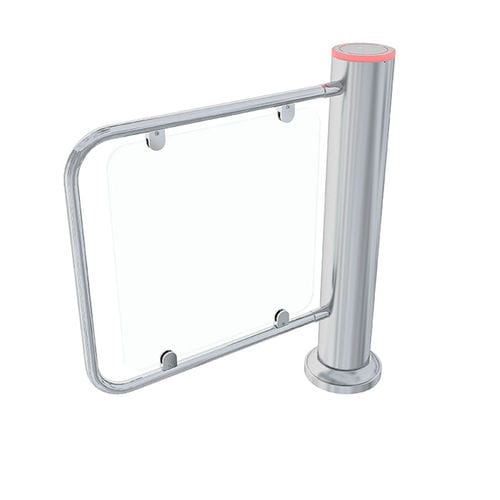 Edelstahl-Drehkreuz - SWG - 170 - G - Aktuel Turnike - Glas / für öffentliche Einrichtungen