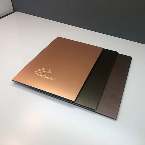Verkleidungs-Verbundplatte - Shanghai Huayuan New Composite Materials Co.,Ltd. - für Fassaden / Kupfer / Patina