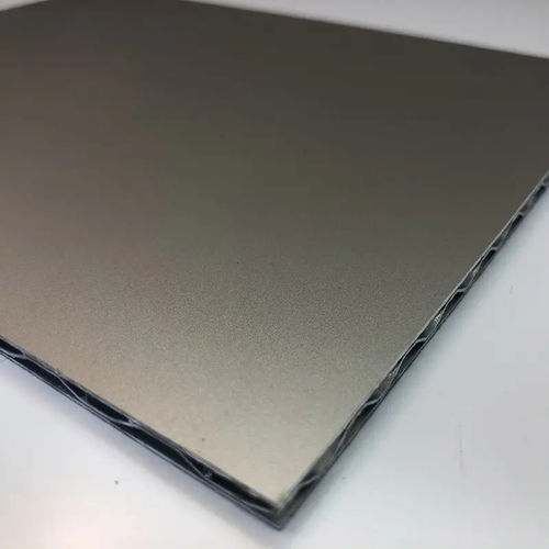 Verbundplatte für Fassaden - Shanghai Huayuan New Composite Materials Co.,Ltd. - Brandschutz / Aluminium / gewellt