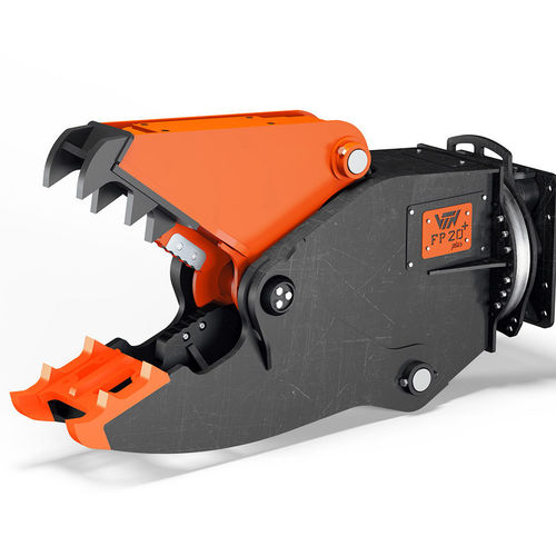 Rotierende Abbruchzange - FP+ SERIES - VTN EUROPE S.P.A. - für Bagger / für Beton