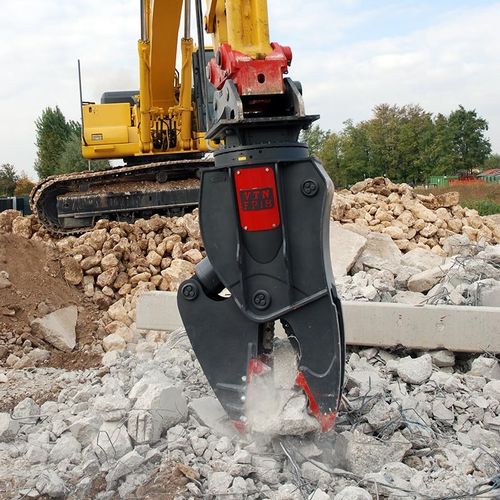 Rotierende Abbruchzange - FP SERIES - VTN EUROPE S.P.A. - für Bagger / für Beton