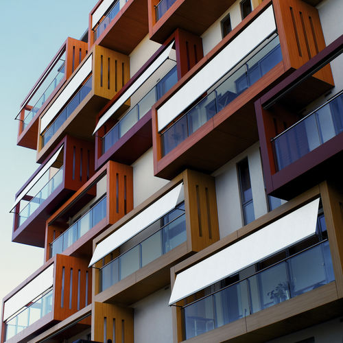 Kassettenmarkise - SOLARIS  - gaviota - motorisiert / Balkon / weiß