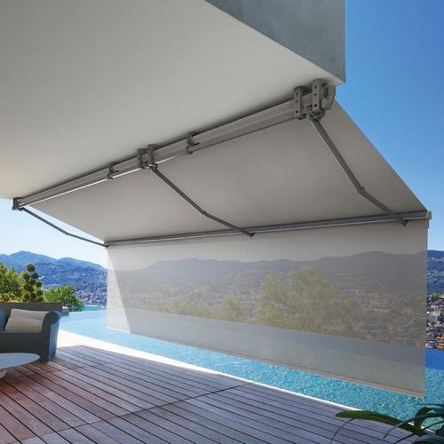 Kassettenmarkise - VERTIKO  - gaviota - Fallarm / motorisiert / für Terrasse
