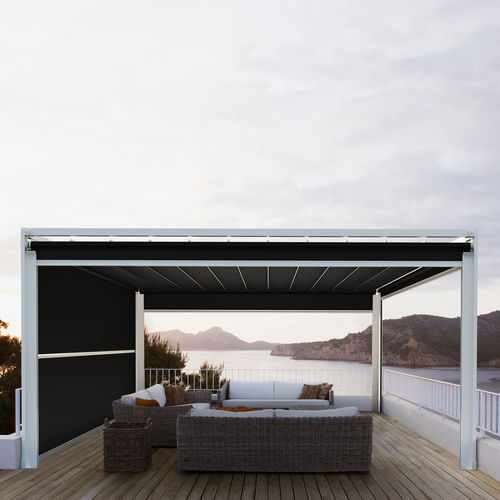 Segeltuchjalousie - PARAVENTO - gaviota - für Außenbereich / für Sonnenschutz