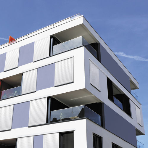 Schiebe-Fensterladen - ALIZ&Eacute; - Volets Thiebaut - Lamellen / PVC / Holzoptik