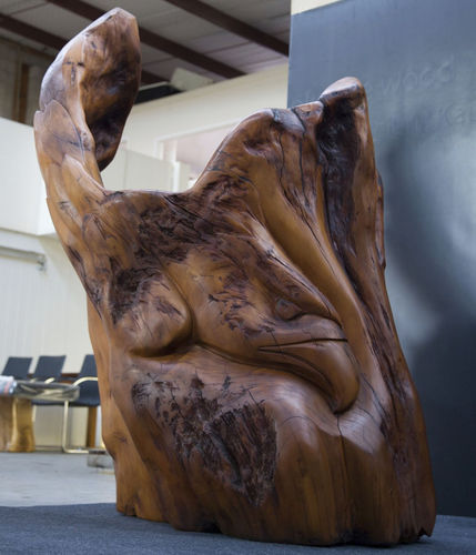 Holzskulptur - Haast Eagle - Icewood - freistehend / Tier / modern
