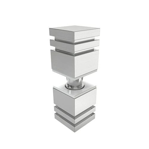 Moderner Türknopf - SK-S25 - Shandong Aleader Machinery Manufacturing Co.,Ltd - Edelstahl / satiniert / für Glastür