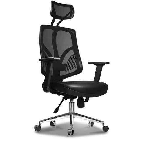 Moderner Chefsessel - SWAN - Günsan Madeni Eşya Tic.ve San.Ltd.Şti. - Leder / Maschen / mit Kopfstütze