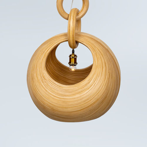 Hängelampe - BAKUL TIGA - Bambusa Bali - Bambus / originelles Design / mit Kabel