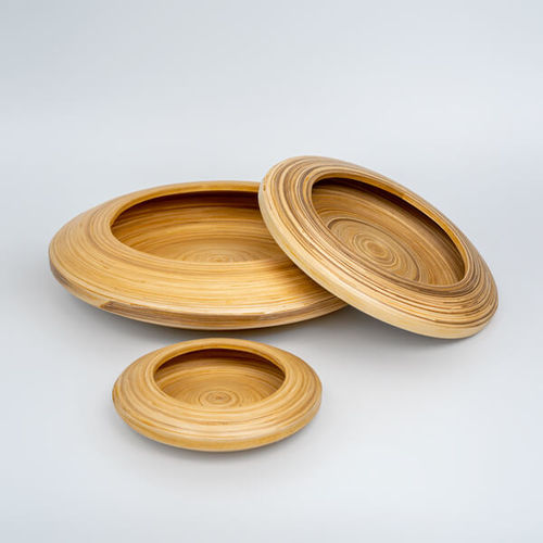 Holzschale - FLUKTA - Bambusa Bali - modern / handgefertigt