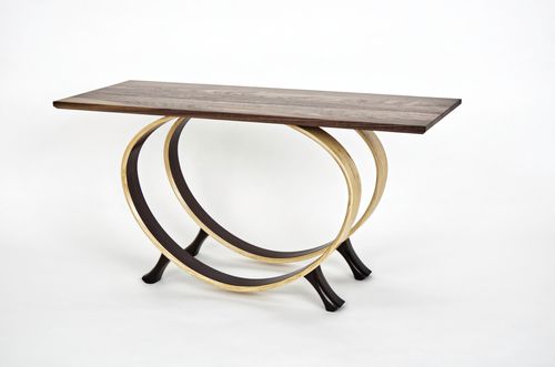 Moderner Blumentisch - LOCUS - Alan Horgan Studio - Esche / Rosenholz / Nussbaum