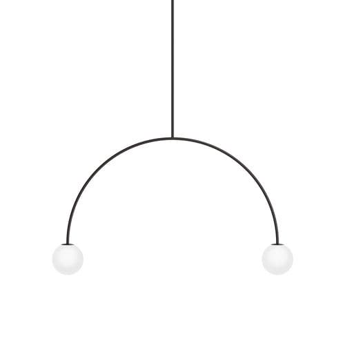 Hängelampe - Art - Luzfin - Eisen / Glas / modern