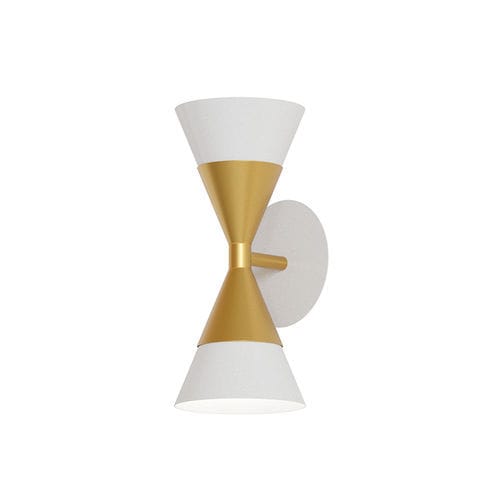 Moderne Wandleuchte - Noun - Luzfin - für den Innenraum / Messing / geometrisch