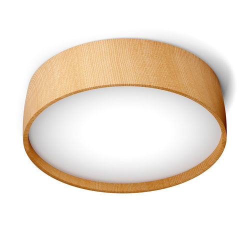 Moderne Deckenleuchte - Peti - Luzfin - rund / Esche / LED