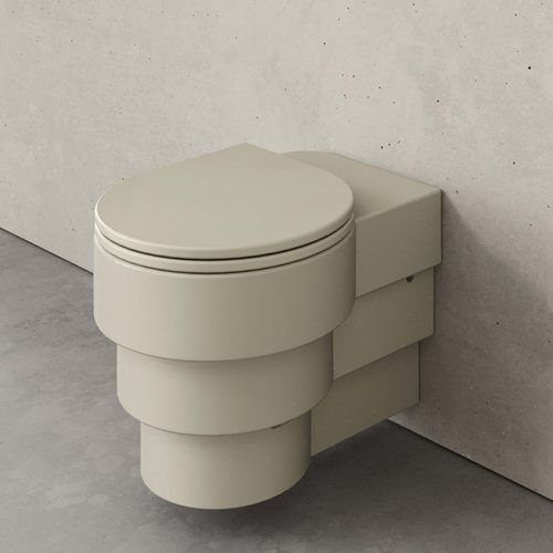 Wandhängendes WC - CALLIPYGE - trone - Keramik / für Privatgebrauch / für Gewerbegebrauch