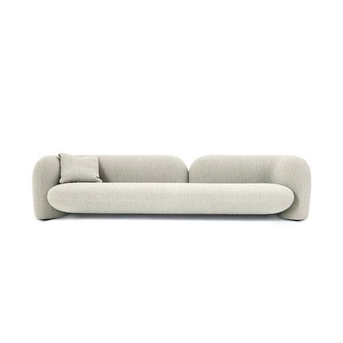 Modernes Sofa - GIO - HESSENTIA | Cornelio Cappellini - Stoff / Leder / mit Armlehnen