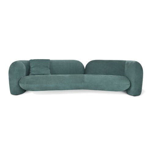 Modernes Sofa - GIO - HESSENTIA | Cornelio Cappellini - Stoff / Leder / mit Armlehnen