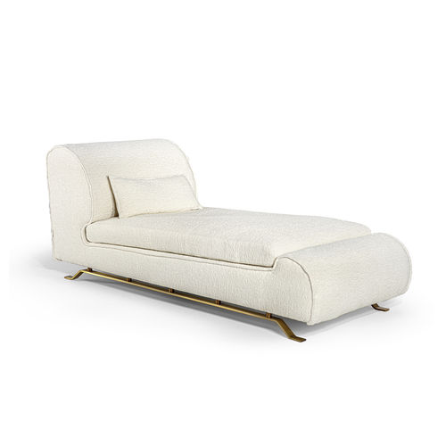 Moderne Liege - DENVER   - HESSENTIA | Cornelio Cappellini - Stoff / Leder / Metall