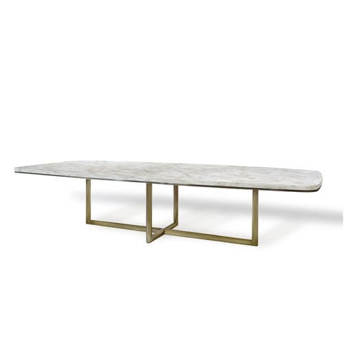 Moderner Tisch - GRANT  - HESSENTIA | Cornelio Cappellini - Marmor / Gestell aus Metall / rechteckig