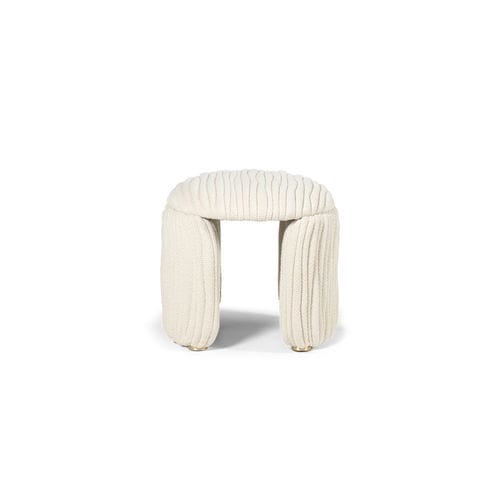 Modernes Sitzkissen - LEAF - HESSENTIA | Cornelio Cappellini - Stoff / Leder / rund