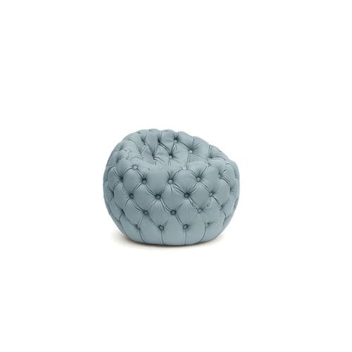 Modernes Sitzkissen - DOT - HESSENTIA | Cornelio Cappellini - Stoff / Leder / rund