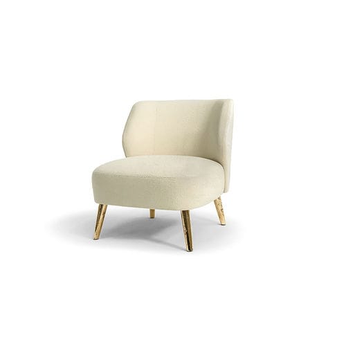 Moderner Sessel - MARILOU - HESSENTIA | Cornelio Cappellini - Stoff / Leder / grau