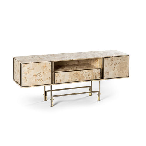 Sideboard mit hohen Beinen - HARBOUR - HESSENTIA | Cornelio Cappellini - modern / Holz / Metall