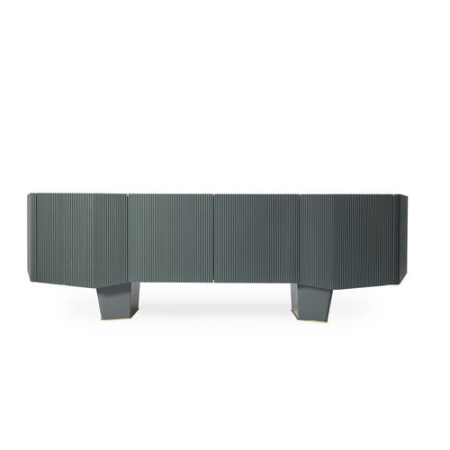 Modernes Sideboard - DIAMOND  - HESSENTIA | Cornelio Cappellini - Metall / Marmor / mit Schwingtür