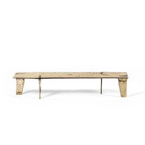 Moderner Couchtisch - OVERLAP - HESSENTIA | Cornelio Cappellini - Metall / Gestell aus Metall / rechteckig