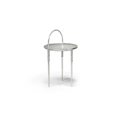 Moderner Beistelltisch - HERON - HESSENTIA | Cornelio Cappellini - Metall / Gestell aus Metall / rund