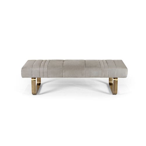 Moderne Polsterbank - NOVA - HESSENTIA | Cornelio Cappellini - Stoff / Leder / Gestell aus Metall