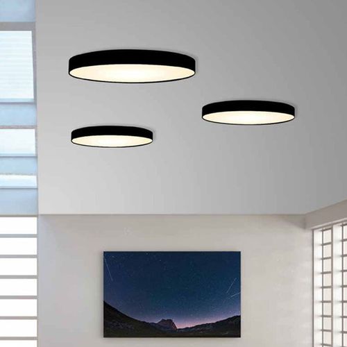 Moderne Deckenleuchte - 120026 - Skapetze Lichtmacher - rund / Metall / Opal