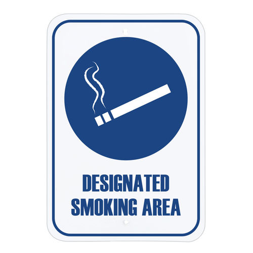 Schild für Außenbereich - SMOKING SIGNS - FEPRO - wandmontiert / festinstalliert / bodenstehend