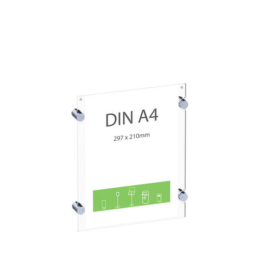 Wandmontierter Werbeträger - IMS STAND OFF FRAME - FEPRO - für den Innenraum / Aluminium
