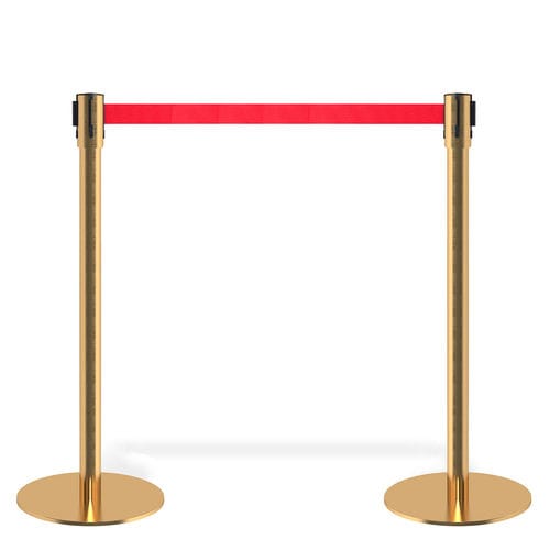 Einziehbare Absperrung - 4WAY GOLD - FEPRO - Schutz / Zutritts / für Menschenmengen