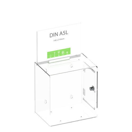 Wahlurne - COLLECT - FEPRO - verriegelbar / modular / Aufsatz