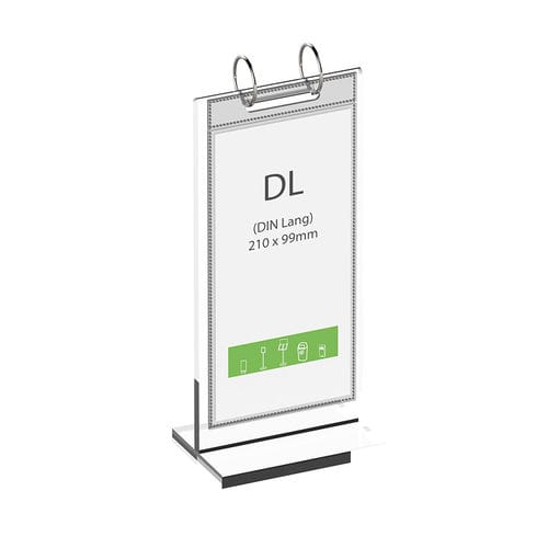 Tisch-Werbeträger - FLIP - FEPRO - für den Innenraum / Acryl