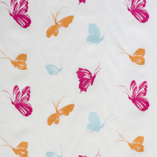 Vorhangstoff - BUTTERFLY DANCE - Aldeco Interior Fabrics - Tiermuster / Baumwolle / Leinen