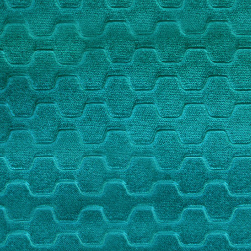 Möbelstoff - CARVER EMBOSSED VELVET WATER REPELLENT - Aldeco Interior Fabrics - für Vorhänge / geometrisches Muster / Polyester