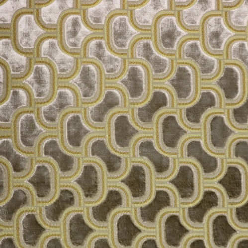 Möbelstoff - DIGBY VELVET - Aldeco Interior Fabrics - geometrisches Muster / mit geometrischen Motiven / Polyester
