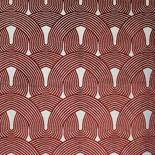 Möbelstoff - SPERKY VELVET - Aldeco Interior Fabrics - geometrisches Muster / Leinen / Samt
